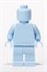 Bright Light Blue Lego Monochrome minifigure